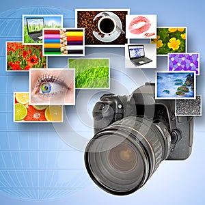 Digital camera and photographs