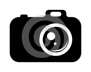 Digital camera. Photography pictogram. Vector icon.