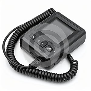 Digital Camera Remote Control with Coiled Cable