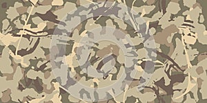 Digital camo background. Seamless camouflage pattern. Modern military texture. photo