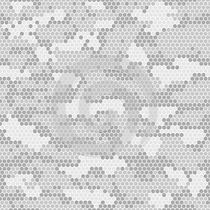 Digital camouflage seamless pattern. Vector abstract military camo background.