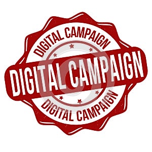 Digital campaign grunge rubber stamp photo