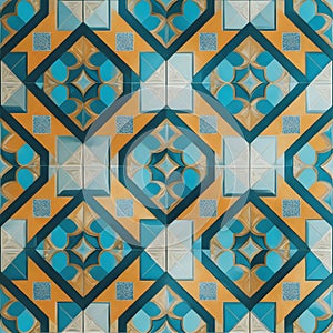Digital Ceramic tile pattern professional art generated by Ai