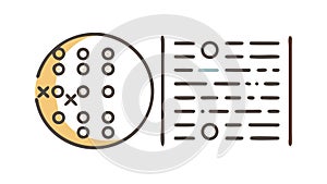 Digital Checklist and Survey Form Interface, Productivity, vector design Generative AI