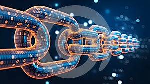 Digital Chn Link with Binary Code