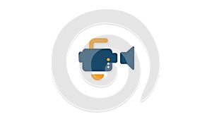 Digital Cinema Camera icon for motion graphic