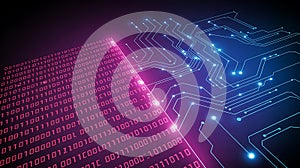 Digital circuit board and binary code data flow technology