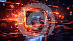 Digital circuit board technology processing computer data