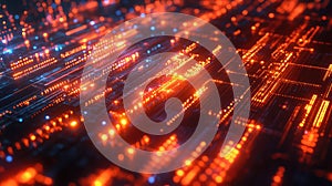 Digital circuit board transferring data creating network connection