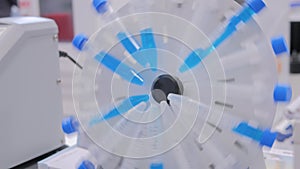 Digital circular tube rotator for effective mixing biological samples - close up