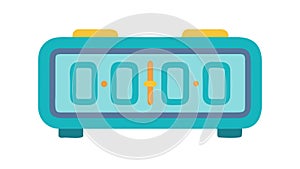 Digital Clock Timer Display for Time Countdown, vector design Generative AI