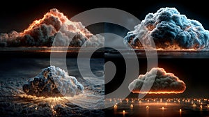 Digital Cloud Computing & Data Network Abstract