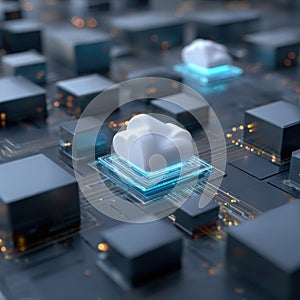 Digital cloud computing data storage network