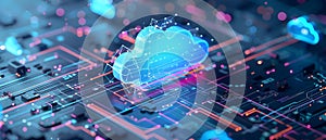 Digital Cloud Computing Dataflow. Concept Cloud Security, Data Storage, Network Infrastructure,
