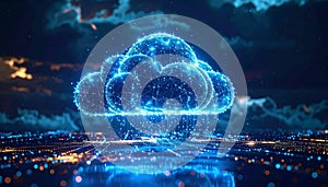 Digital Cloud Computing Network Data Transfer