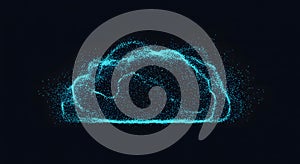 Digital Cloud Computing Concept