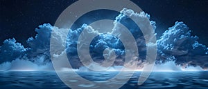 Digital cloud network concept representing digitalization and cloud computing. Concept Cloud