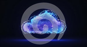Digital Cloud Network Connection and Data Storage