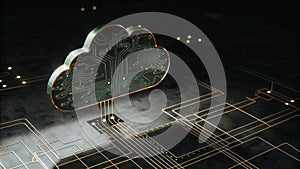 Digital Cloud Storage and Data Transfer Technology Background