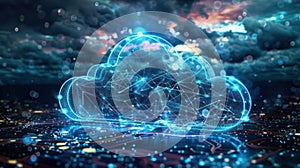 Secure Cloud Storage with Digital Data Connection and Futuristic Network Technology