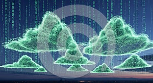 Digital Cloudscape: Data Flow and Connectivity