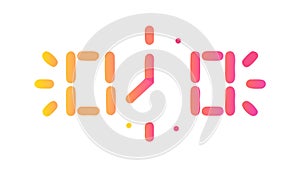 Digital Code Binary Numbers - Technology Data, vector design Generative AI