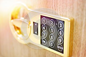 Digital combination safe lock