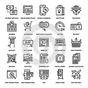 Digital Commerce Icons