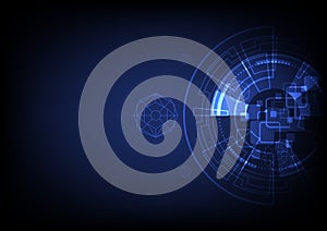 Digital communication internet technology background computer circuit, telecommunication