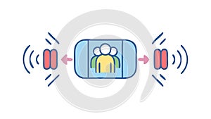 Digital Communication Networking People Vector, vector design Generative AI