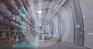 Digital composition of statistical data processing against warehouse in background