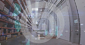 Digital composition of statistical data processing against warehouse in background