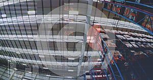 Digital composition of statistical data processing against warehouse in background