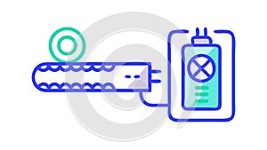 Digital Connection Key, Secure Access and Network Link, vector design Generative AI