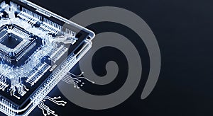 Digital connection microprocessor data flow