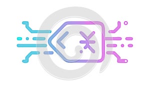 Digital Connection Node: Network Infrastructure Data Points, vector design Generative AI