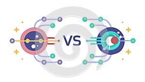 Digital Connection Paths, Abstract Data Flow, vector design Generative AI