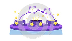 Digital Connection Pathway Icon, Network Data Flow Vector, vector design Generative AI