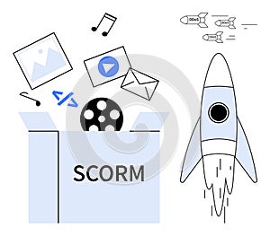 Digital Content Delivery with SCORM in eLearning Technology