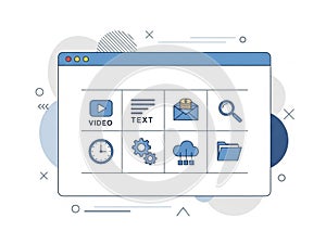 Digital content management interface