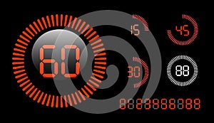 Digital Countdown Timer