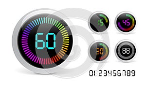 Digital Countdown Timer