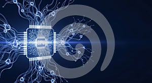 Digital Cpu Processor with Neural Network Connections
