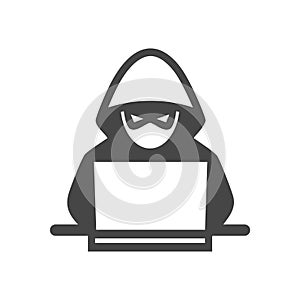 Digital Crime icon, Identity Theft