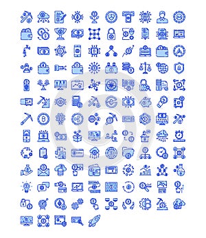 Digital Currency Bitcoin Vector Icon which can easily modify or edits Set every single icon can be easily modify or edit