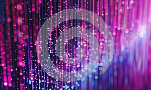 A digital cyber pattern based on abstract data bits streams