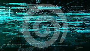 Digital Cyber Space Particles