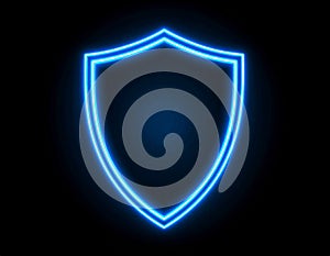 Digital Cybersecurity Protection Symbol Illustration