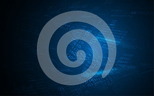 Digital cyberspace tech sci fi binary movement design backdrop