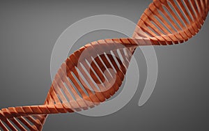 Digital 3d model of DNA structure,3d Rendering for background